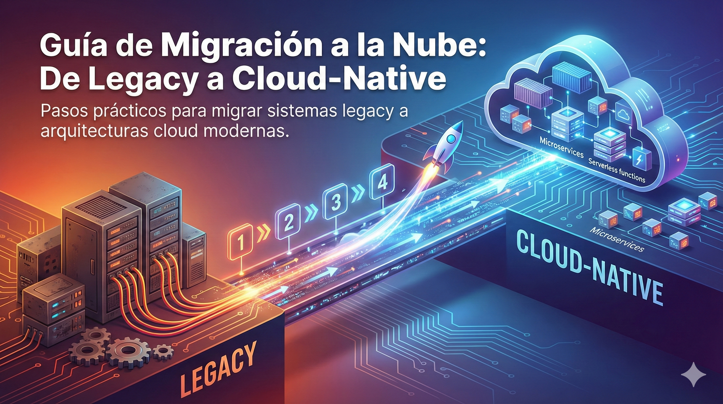Imagen destacada: Guía de Migración a la Nube: De Legacy a Cloud-Native